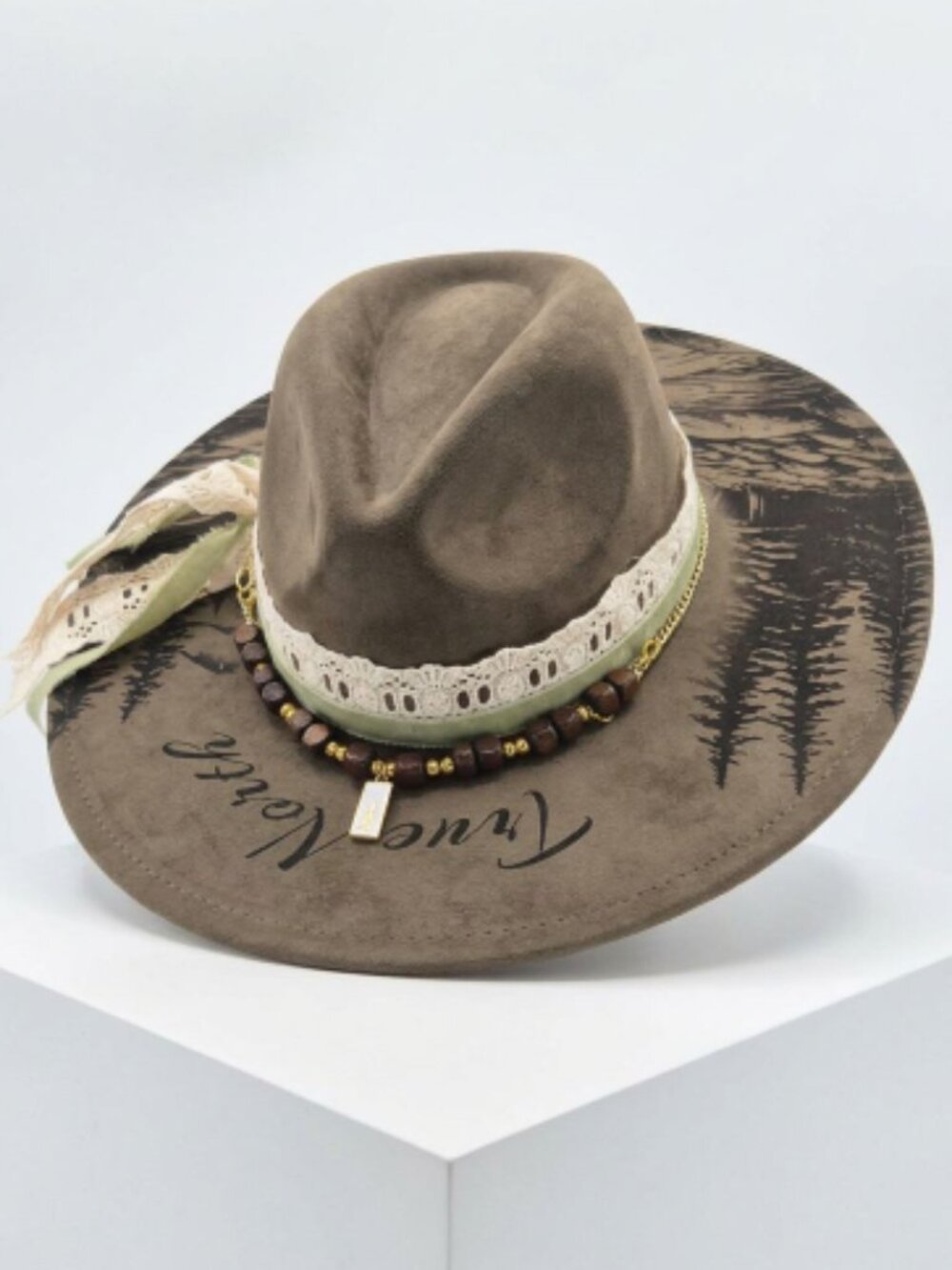 True North – Custom Engraved Western Hat